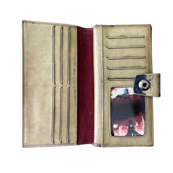 Attack on Titan Wallet | Wall Maria Eren Jaeger Anime Manga Leather Long Wallet - Picture 4 of 9